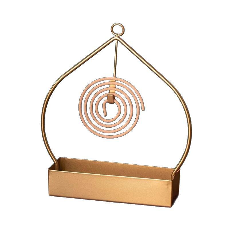 Fireproof Mosquito Repellent Incense Holder: Indoor Coil Tray & Censer Stand
