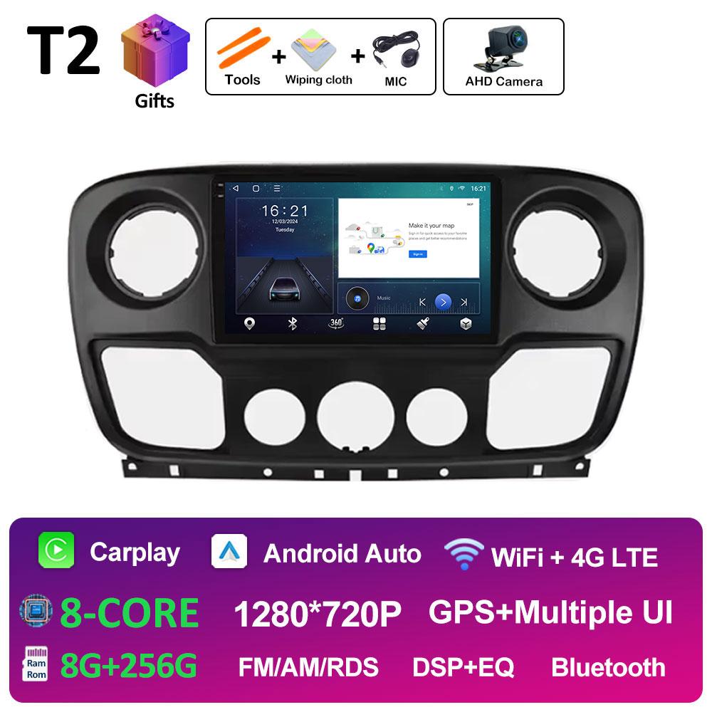 For Renault Master Lll 3 2011 - 2021 GPS Navigation Car Radio Video Multimedia Player Android 14 WIFI Wireless Carplay Head Unit