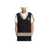 Adidas Striped Sports Knit Vest Unisex Outerwear Black IJ6608