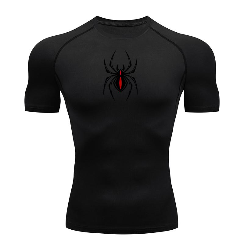 Tight T-shirt Men s Short Sleeve Sports T-shirt Fitness Running Sporter Men s Fitness Fitness Fitness Jogging T-shirt Top S