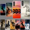 Tier Sonnenuntergang Pferd Handyhülle für Samsung A16 A17 A26 A36 A37 A56 A57 A12 A22 A32 A52S A07 A06 A02S A72 Galaxy A70 A50S A71 A51