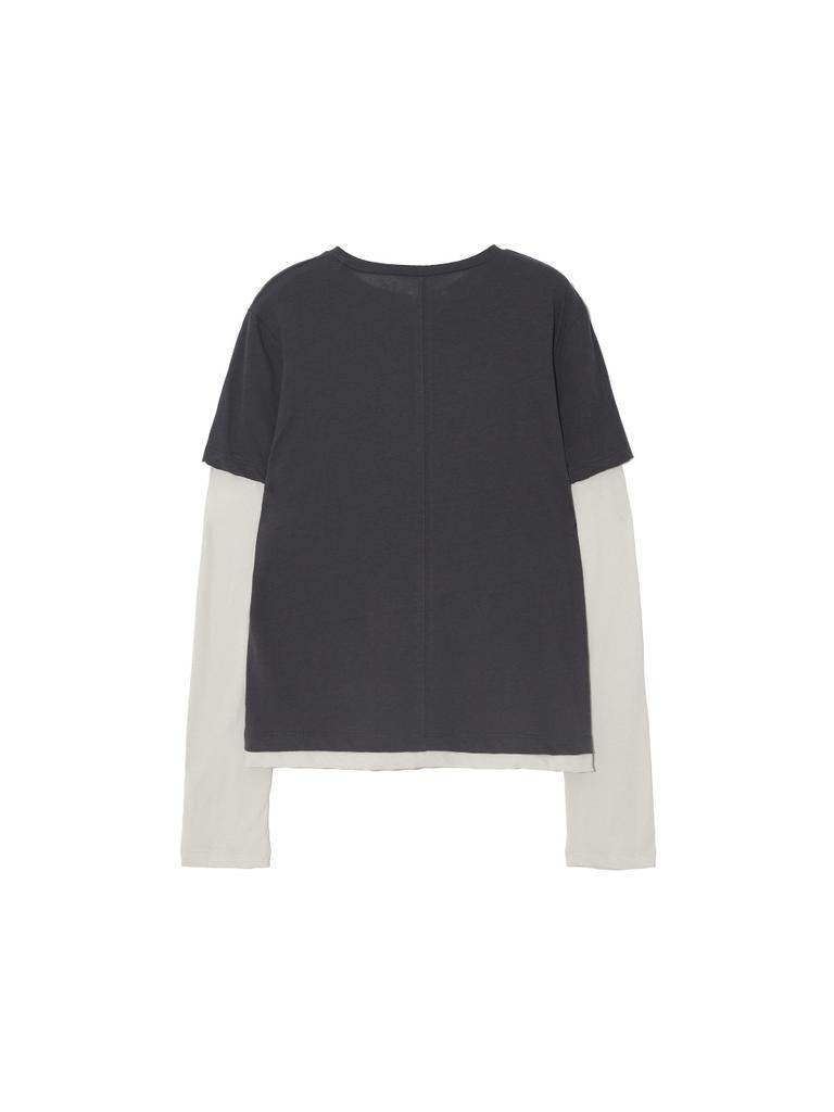 Leusejiem Half Layered Long Sleeve T-Shirt - 3 Colors