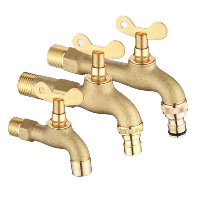 Heavy Gauges Lockable Ice Proof Water Spouts Outdoor Not -theft Sink Faucet for Residential Public Space Gardening