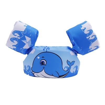 Kids Swim Vest Inflation Free Cartoon Pattern Foldable EPE Swim Vest Jacket for Swimming Training