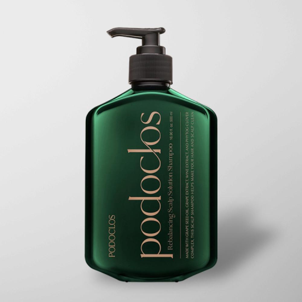 Podoclos Hair Loss Symptom Relief Scalp Care Rebalancing Scalp Solution Shampoo 500ml NONE
