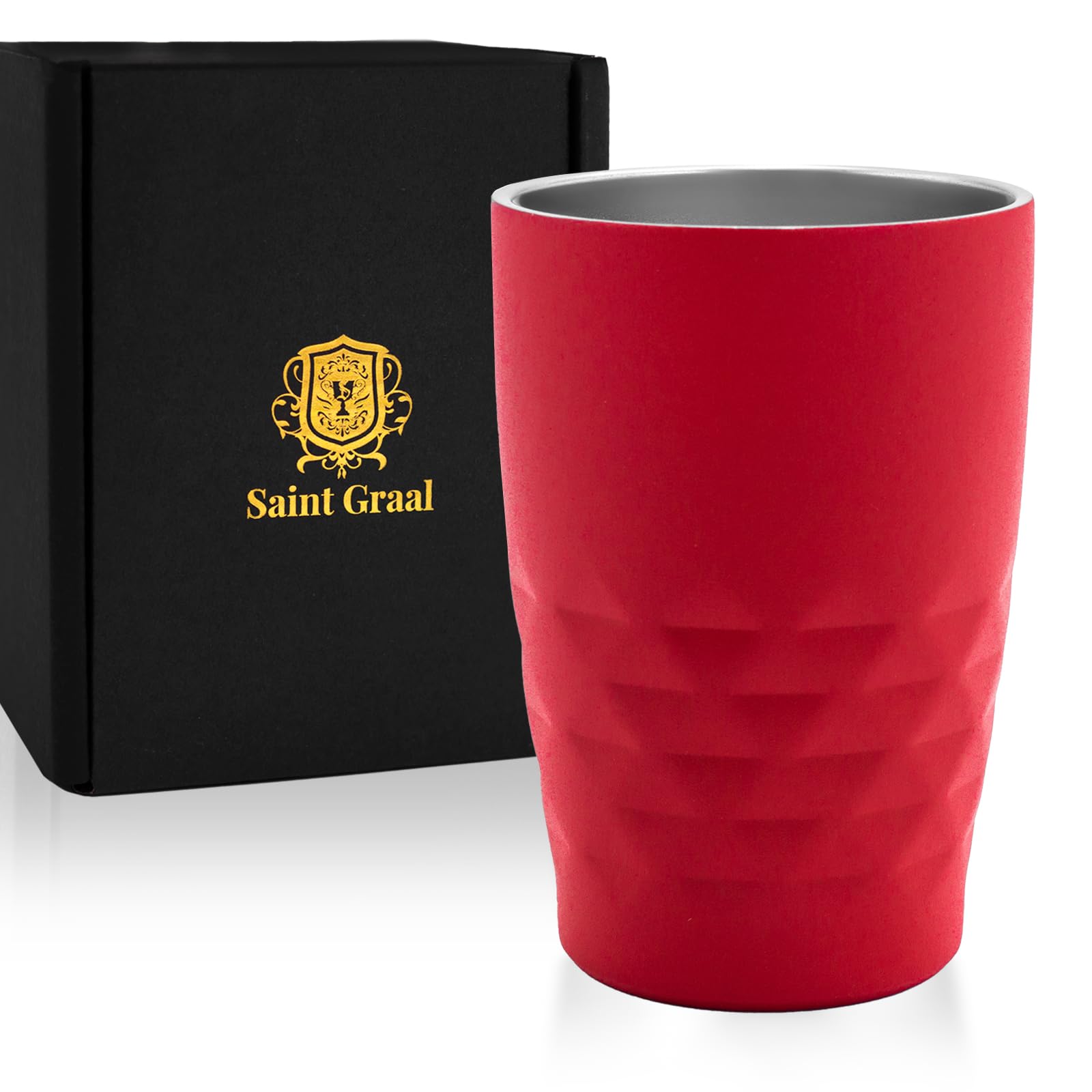 

SaintGraal 60th Birthday Tumbler, Perfect for 60th Birthdays, Red Gift for Men and Women, 350ml