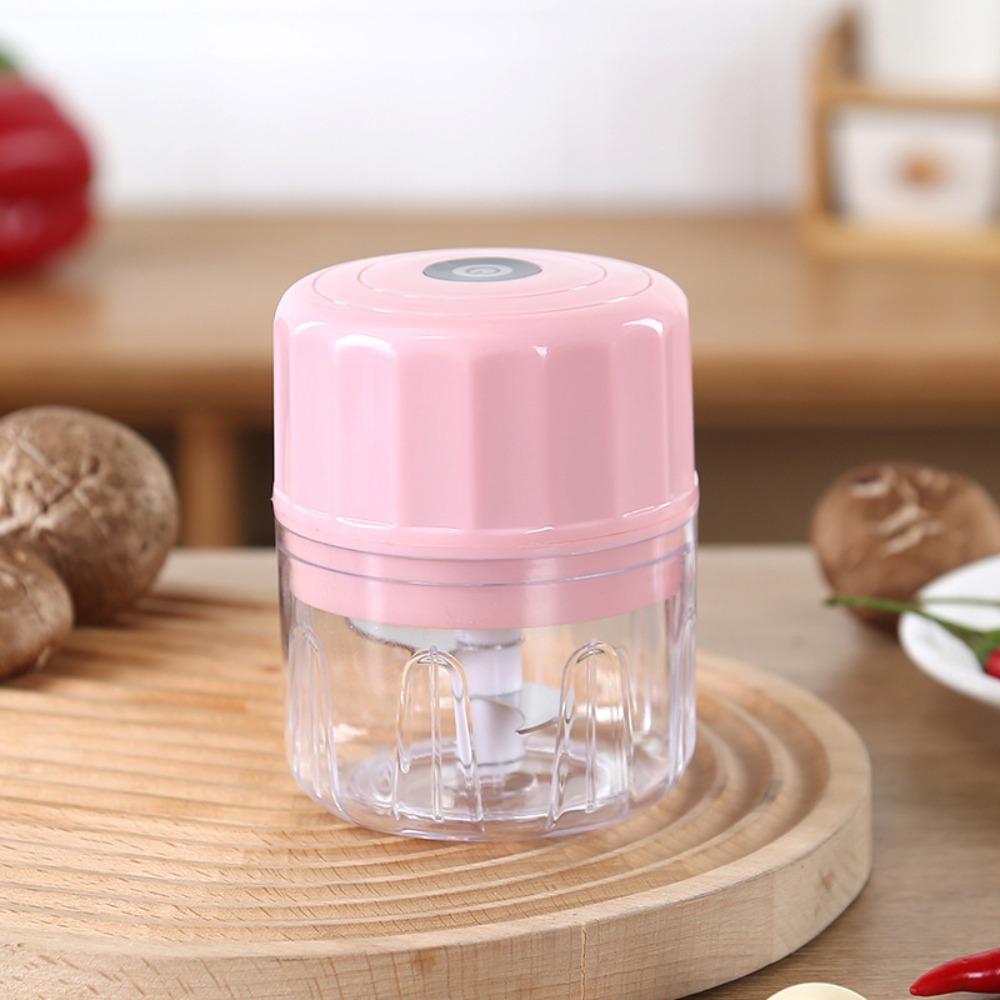 Durable Garlic Chopper Portable Vegetable Crusher Electric Garlic Chopper  Household Cooking
