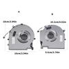 CPU GPU Cooling Fan Notebook Cooling Metal Heat Dissipation Fan for 17 Shadow Elf 7 8 9 Plus TPN-Q266 M7889-001 Laptop Notebook