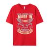 Unisexs T Shirt 43rd Birthday Legend Made In 1980 Tshirts Funny Tshirts Cotton Clothing Shirt Vintage Printed Tshirts