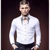 New Fashion Design Men's Long Sleeve Shirt European and American Palace Embroidered Shirts Male Casual Social Party Nightclub