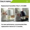 3er-Pack Luftbefeuchter-Dochtfilter für Honeywell HC-888, HC-888N, Filter C, passend für Honeywell HCM-890 HEV-320