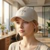 Letter Embroidered Hard Top Quick-Drying Cap Unisex Spring Summer Sunshade Baseball Cap