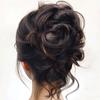 Synthetic Curly Bun Messy Claw Chignon Clip Elastic Hair Scrunchies Hairpieces Donut Updo Hair Pieces For Women