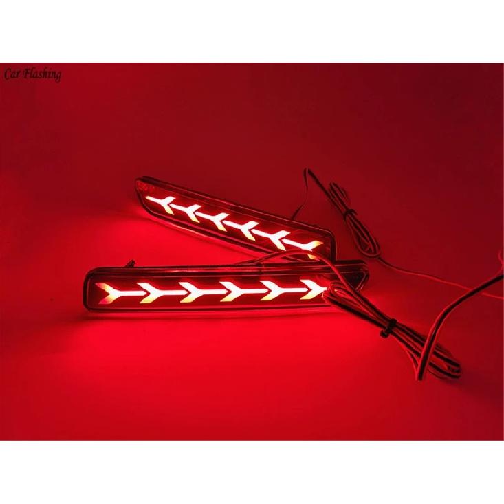 Car Flashing 2 Pcs For Suzuki Ertiga Alivio Ciaz Vitara S-Cross SX4 Splash LED DRL Rear Bumper Light Brake Tail Lamp Drl Driving