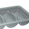4 Compartment Cutlery Bin Kitchen Utensil Holder Organizer Tray for Restaurant