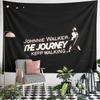 Beautiful Johnnie Walker Bohemian Tapestry, Black and White Vintage Feel, Great Option for Office Waiting Room and Reception with Wow