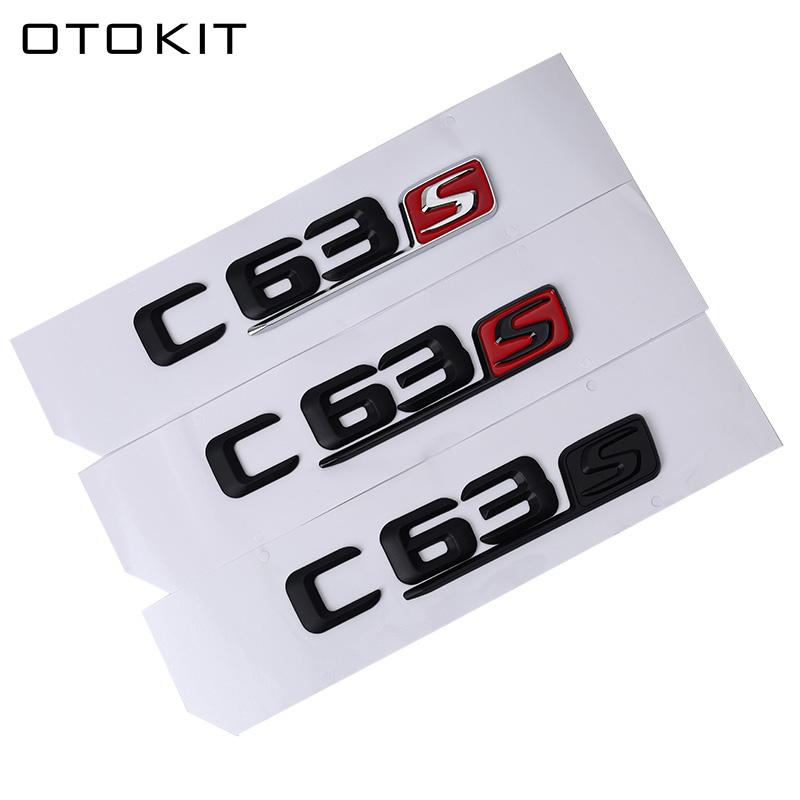 Tuning auta Pro Mercedes Benz AMG C Třída W204 W205 C63 C63S Písmenkové Logo 3D ABS Samolepka Znak na Zadní Kufr Auta Jmenovka Samolepky