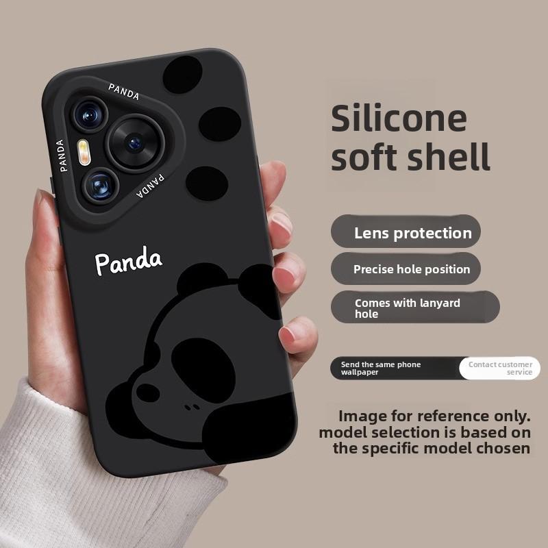 Kompatibel mit Huawei Pura 80 Handyhülle Neu 80 Pro Panda P70 Nische P70 Pro Niedlich 60 Stoßfest Trendig Lustig