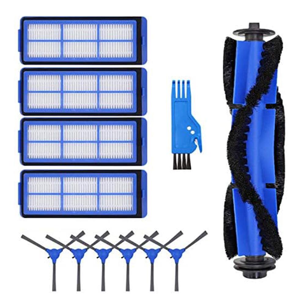 12 Pcs/set For EUFY For ROBOVAC 11S Max 15C Max 30C Max Main Brush Side Brush Filter Vacuum Cleaner Accessories Spare To Replace