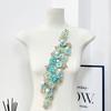 Big Rhinestone 3D Flower Applique for Sewing Clothing Headbands Diy Craft Party Decoration Fabric Trim