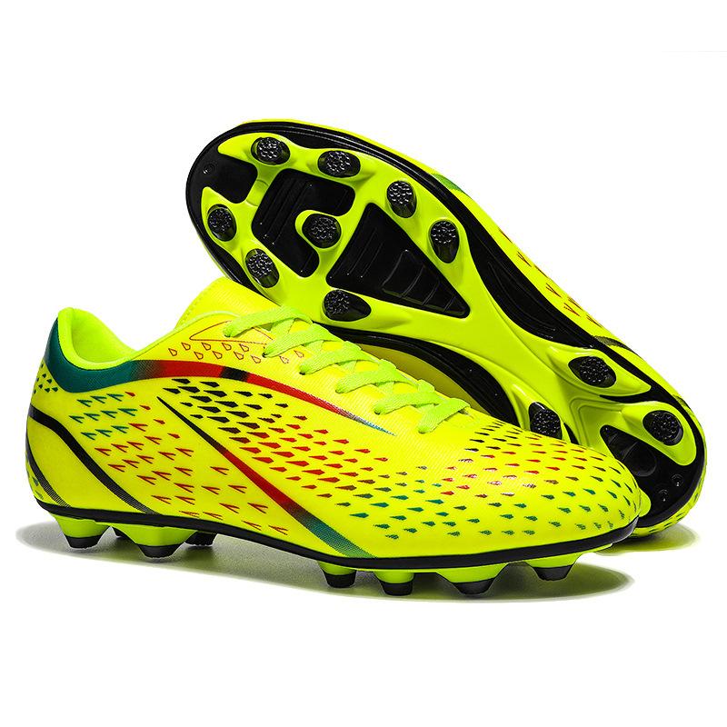 

Футзальные бутсы с плоской подошвой большого размера для зала, подошва из говяжьей жилы, длинные шипы, сломанные шипы, студенческие профессиональные тренировочные футбольные бутсы 31