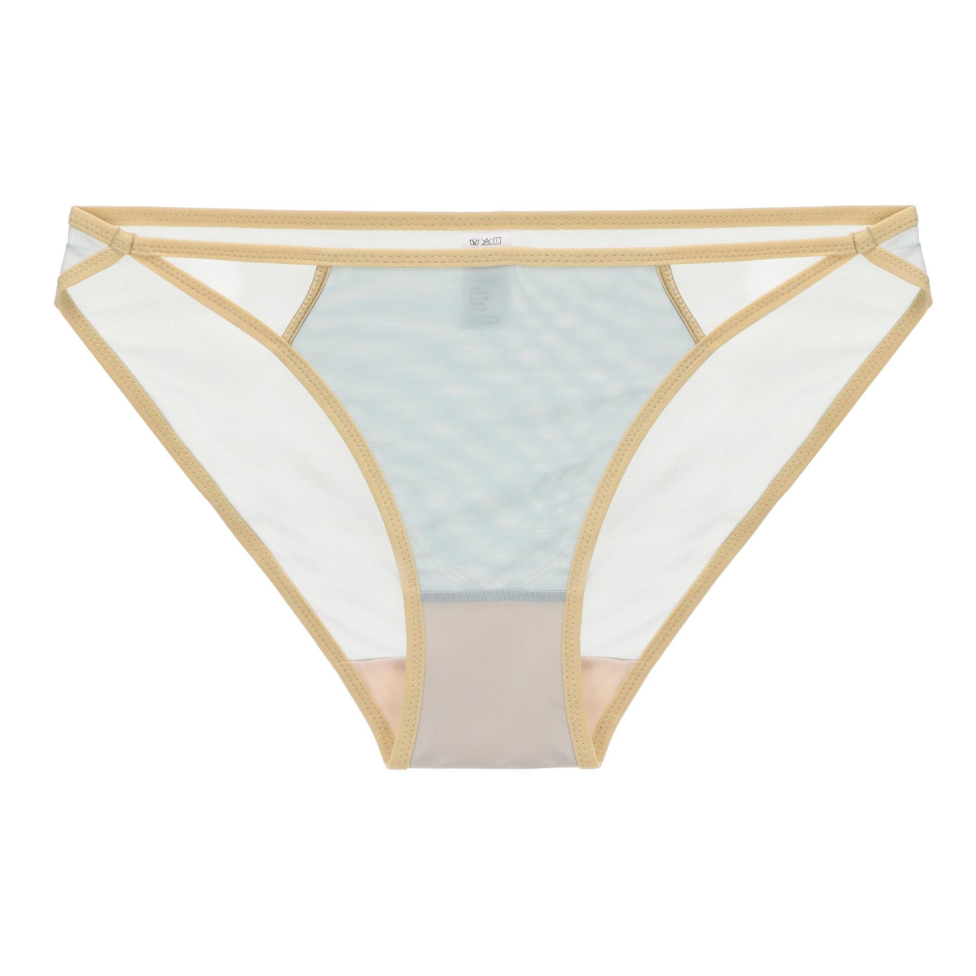 

French Smooth Cross Back Push-Up Lingerie Bra - Underwire, Anti-Sagging, Thin Cotton Cup L