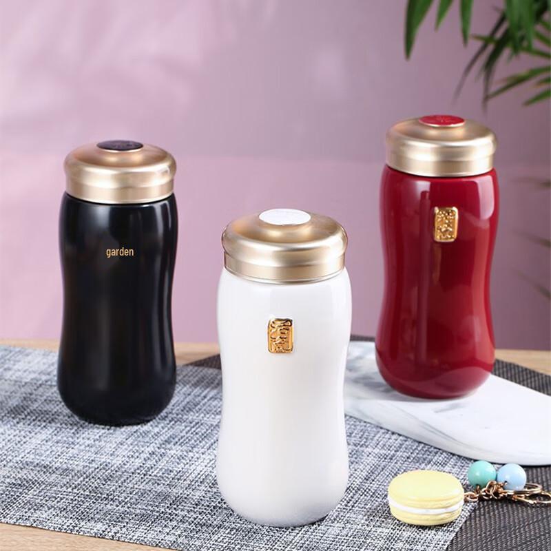 ACERA Joyful Harmony 330ml Double-Layer Ceramic Tea Tumbler