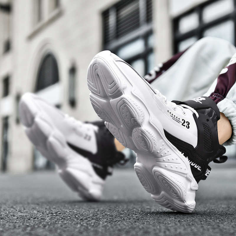 Legitimate Leather Camp Men's Shoes White Sneakers Vulcanize Men's Gym Shoes Sport Super Brand Nice 4yrs To 12yrs