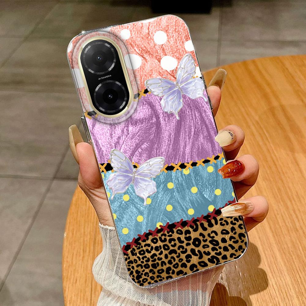 Couple Colorful Butterfly Gradient For Xiaomi Redmi A5 A4 A3 A3X A3 Pro 13C 14C Poco X7 Pro Phone Cases Cover Silicone Bumper Hard PC Back Cover