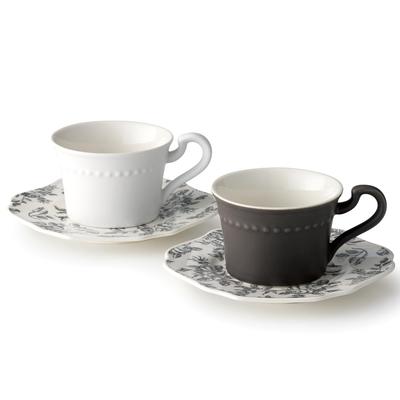 Dolce duo Kaffeetassenset Geschenkset Tassen (Paar) (Boxed) (2 & Untertassen) RU-1783
