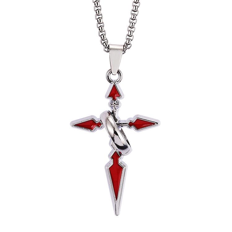 Men's Trendy Cross Pendant Necklace - Versatile Chain Jewelry Accessory