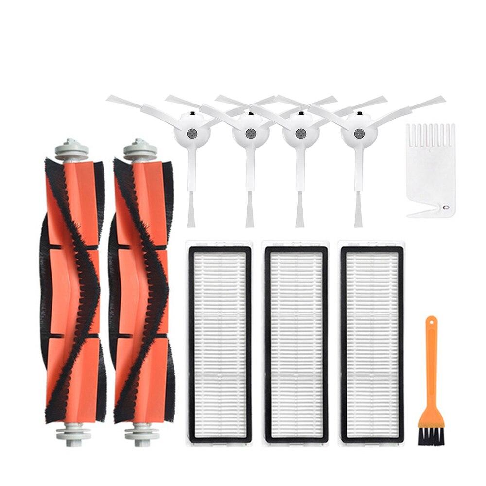 HEPA-filter + sidebørste + hovedbørste for Xiaomi MI Robotstøvsuger 2 Roborock S50 S51 støvsugerdeler, tilbehør