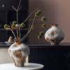 Ceramic Vase Kiln-transformed Coarse Earthenware Jars Flower Vase Flowerpot Chinese-style Retro Cans Home Decoration