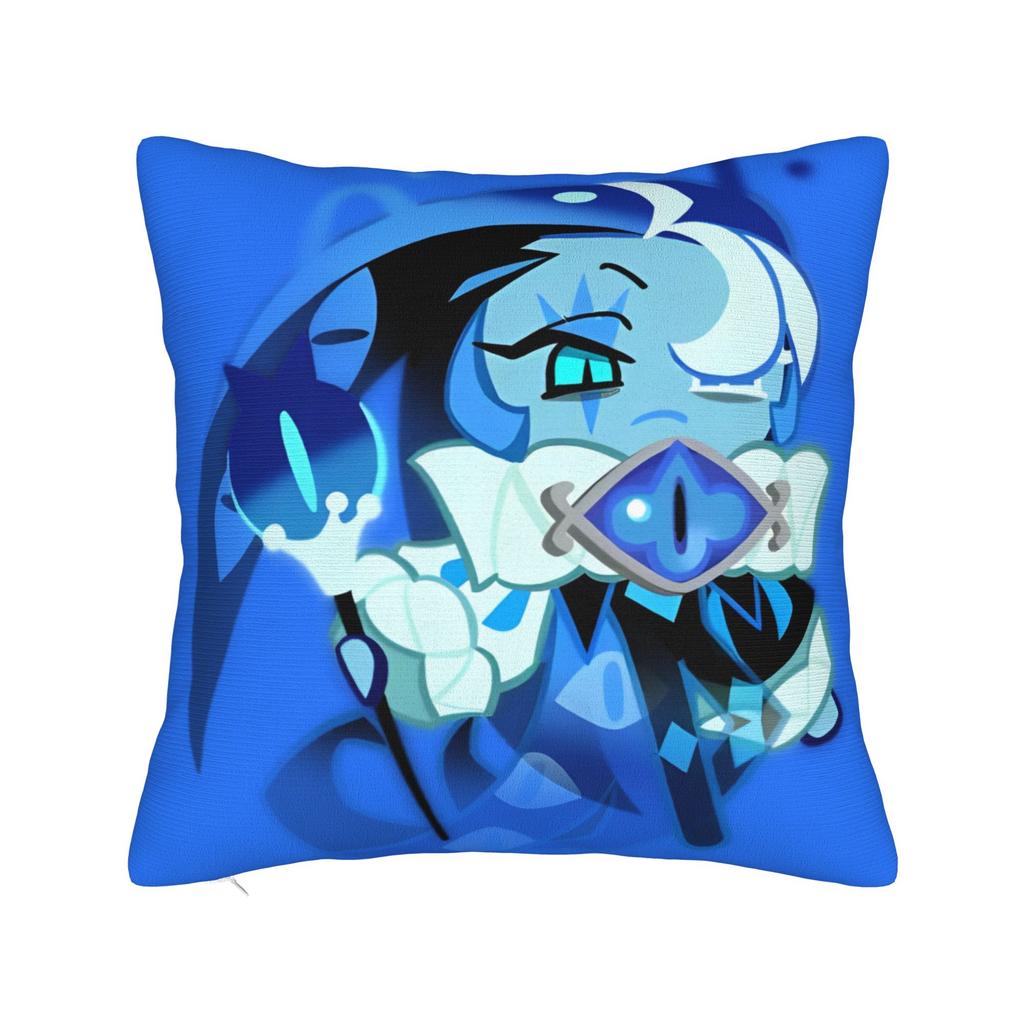 Shadow Milk Cookie Run Kingdom Square Pillow Covers Seat Cute Cartoon Anime Cushion Case Home Decoration Pillow Cover 45*45