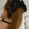 LETTER FROM MOON Letters Double Lace Scrunchie (3 Colors)