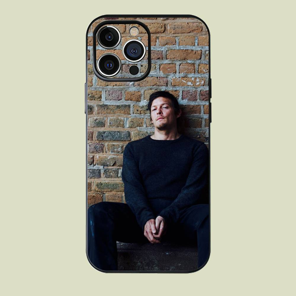 

N-Norman R-Reedus Silicone Soft Phone Case For iPhone17,16,15,14,13,12,11 Pro Max Plus mini XS XR SE Cover iPhone12mini