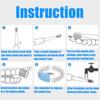 8pcs For Dual Clean Electric Toothbrush Head Replacements Soft Heads 1000 8000 9000 417A Clean Bristle Nozzles