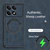 Luxury Business Sheepskin Case For POCO X7 Pro X6/F6/M6 Pro 4G 5G C75 C65 C61 Xiaomi 15 Pro 14/T Pro Ultra Magnetic Charge Case