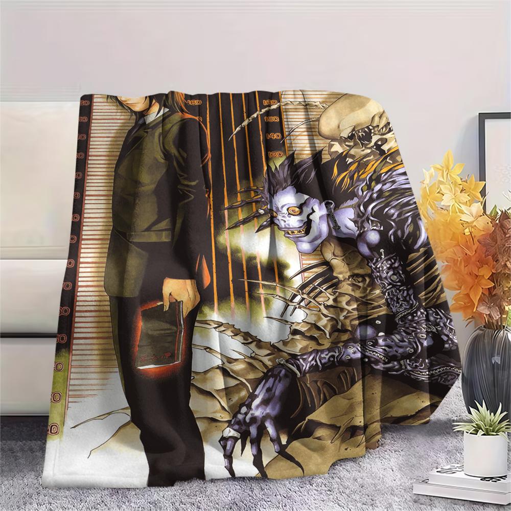 1Pc Cartoon Print Flannel Blanket, High Quality Comfortable for All Seasons, Home Decor, Warmth and Comfort, Perfect for Christmas Birthday Gift