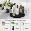 Multi-Functional Silicone Round Tray - Lace Marble Pattern Storage Box, No-Drill Countertop Holder for Bathroom, Vanity & Desk