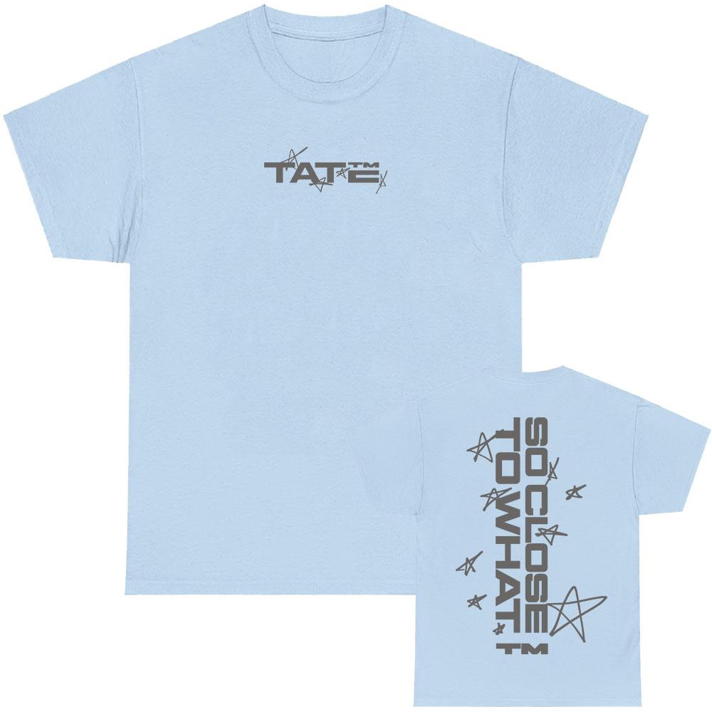 

Тейт МакРей Так Близко к Чему Футболки 2025 Новый Альбом Графическая Футболка Хлопок Короткий Рукав Летняя Футболка Мужская Женская Одежда Мужская M