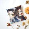 Casual Hot NNew Arrival MMo Dao Zu Shi Cushion Cover Washable Linen Pillowcase Soft  for Daily Sofa Bed Home Room Decor