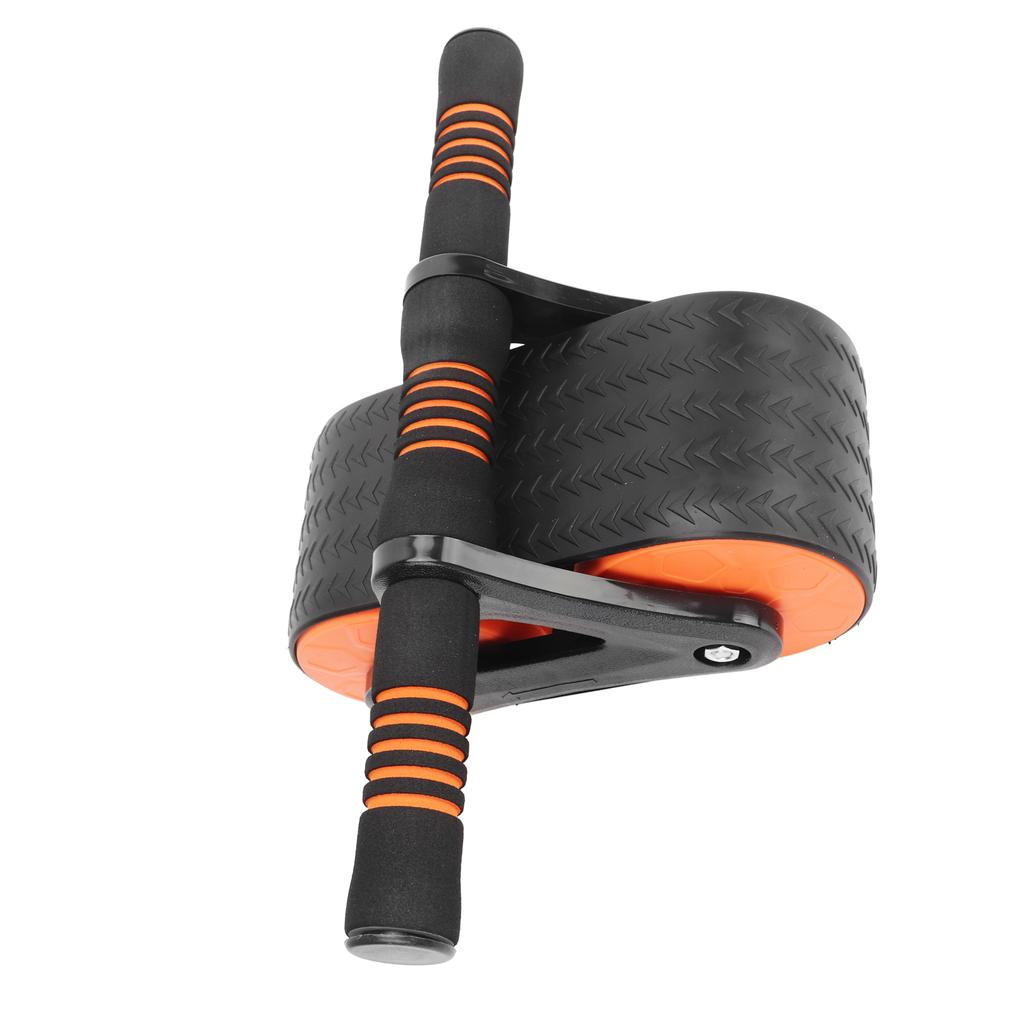 Abdominal Roller Wheel Automatic Springback Abdominal Wheel With Ergonomic Handle Knee Pad For Home Gym Orange