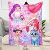 Dreamy Stars Cats Blanket Soft & Cozy Suitable for Bed Office Chair Four Seasons Universal Stylish Decor Birthday Christmas Gift Blanket