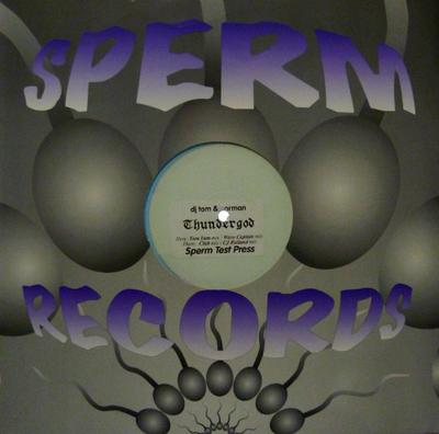 Vinyle 12 pouces DJ TOM & NORMAN - Thundergod SPERM017 Sperm Records 1996 UK Dance & Electronica Occasion