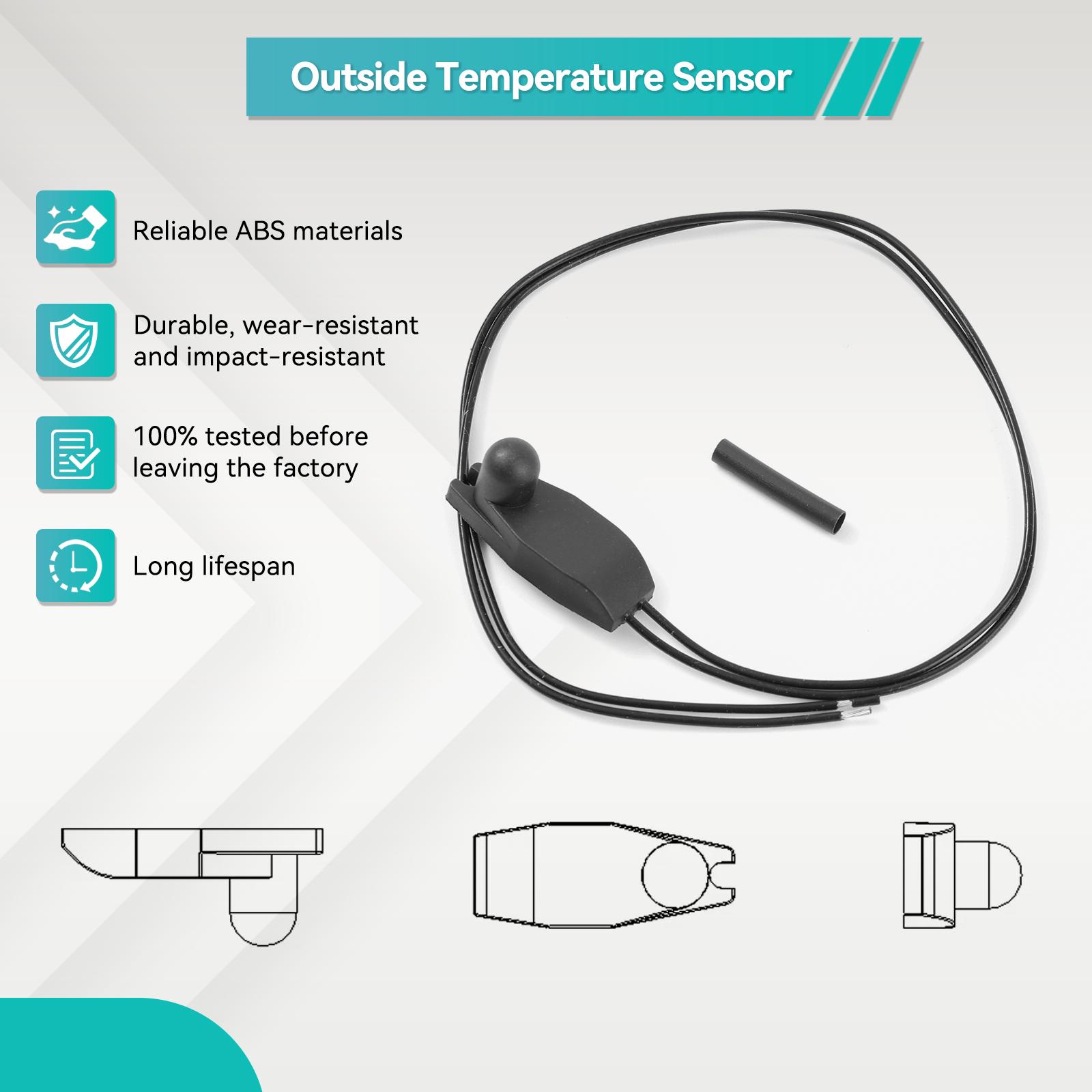 Capteur Température Extérieure Peugeot - Compatible 206 207 307 407 C1 C2 C3 C4 - Référence 6445F9