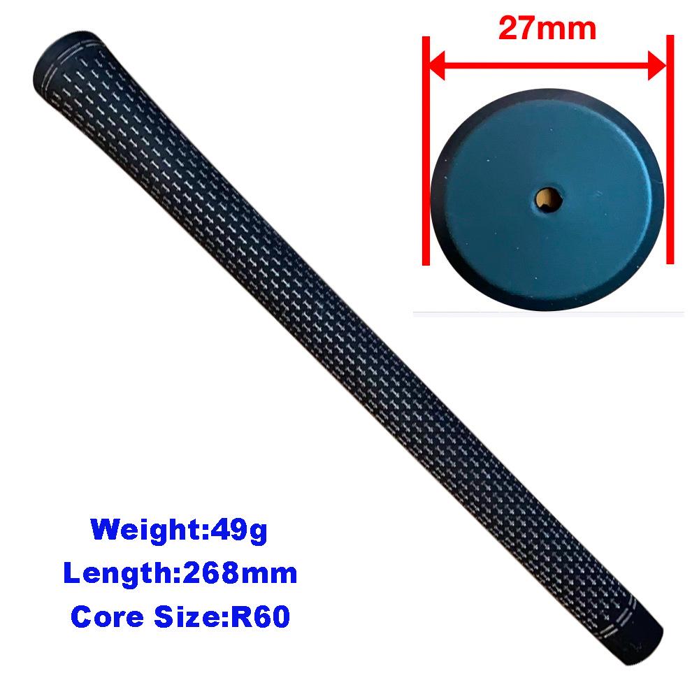 Customizable 360-Degree Snowflake Rubber Golf Grip with Customer Logo чёрный
