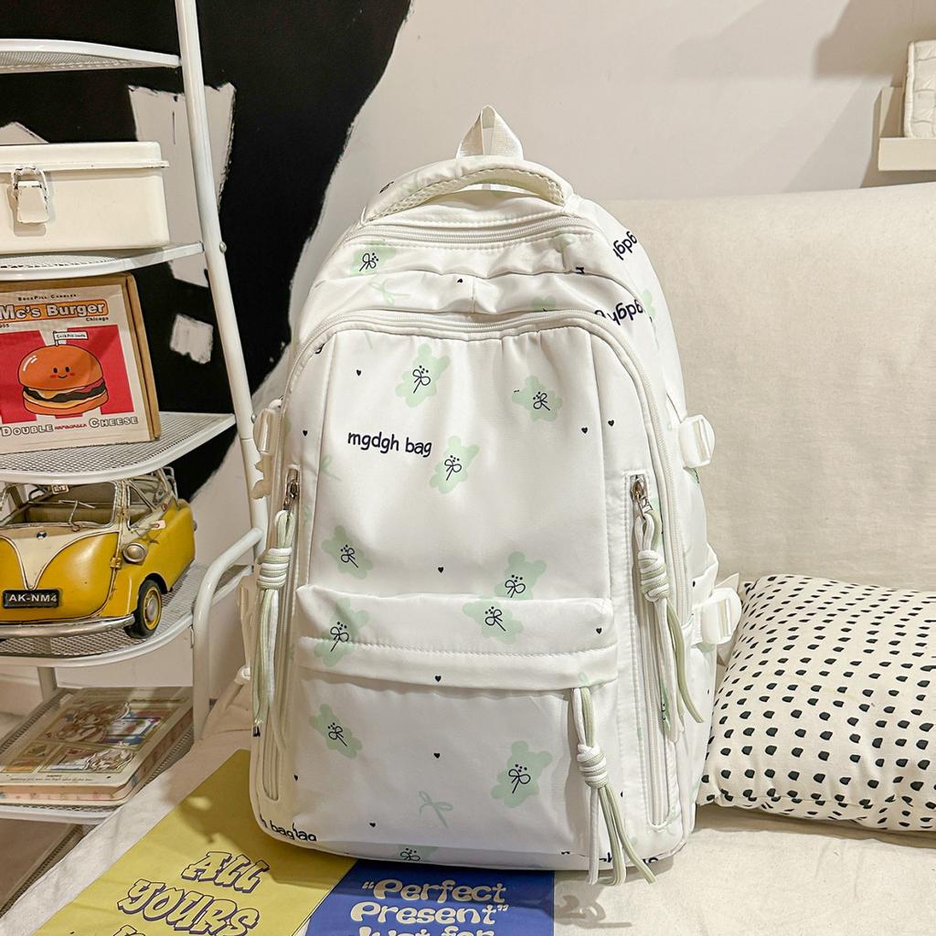 Schoolbag New Japanese Large Capacity Casual Student Backpack Sweet and High Value Junior High School Student Lightweight Versatile Backpack
