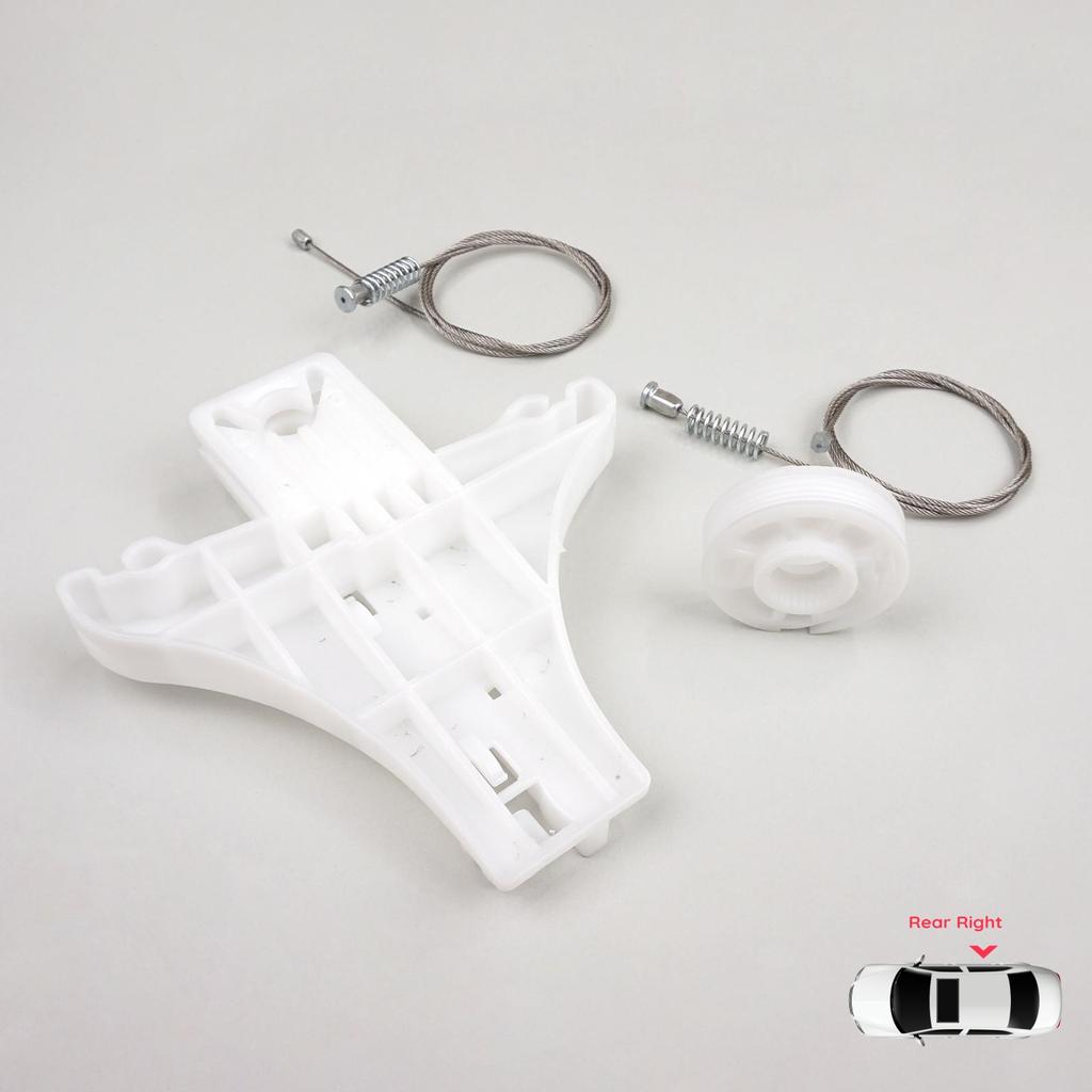 BWR262 Window Regulator Repair Kit Rear Right Door for VW Passat B5 B5.5 3B 3BG Skoda Superb MK1 B5 3U 3B5839462