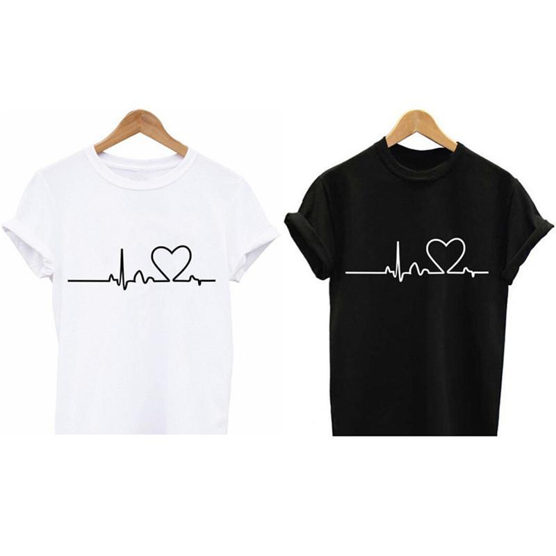 Buy Heartbeat Love Printed Women T 